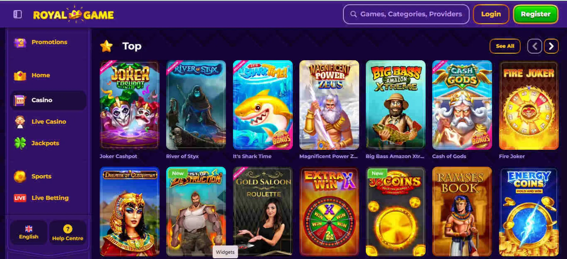 Betgame login